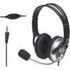 MANHATTAN Wired Headset with Microphone - with 8 ft Long