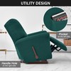 CONRUSER Stretch Recliner Chair Covers, 4-Piece Soft Sofa Cover Thick