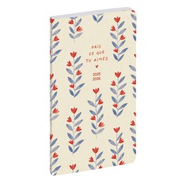 Exacompta - 1602044E Pocket Diary SAD 16 Julie Adore - 9 x 16 cm - September 2024 to December 2025 - 16 Months - Aimes Motif