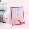 BAOFALI 3D Embossing Folder for Card Making Love Heart Plastic