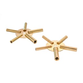 SE Even and Odd 5-in-1 Brass Clock Winding Key Set (2 PC.) - JT6338-2