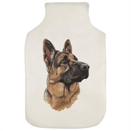 'German Shepherd Side View' Hot Water Bottle Cover (HW00036909)
