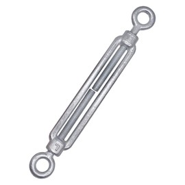 (1 Piece) Turnbuckle Wire Tensioner M8, Adjustable Turnbuckles Eyelet and Eyelet, Rope Tension (Pack of 1, M8)