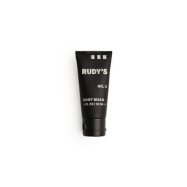 RUDY'S No. 3 Body Wash - Natural Ingredients, Sulfate & Paraben Free - Exfoliates, Nourishes, and Maintains pH Balance (1 fl oz)
