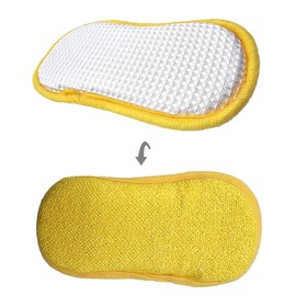 Dual Action Kitchen Cleaning Pad –Non-Scratch Scrubber for Tough Stains – Protects Your Non-Stick COOKWARE