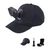 GERUI Action Camera Mount Hat Baseball Cap with J Hook