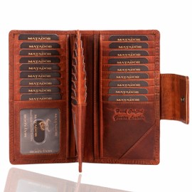 MATADOR Credit Card Holder RFID Credit Card Case CC-01, brown, Wallet/Purse
