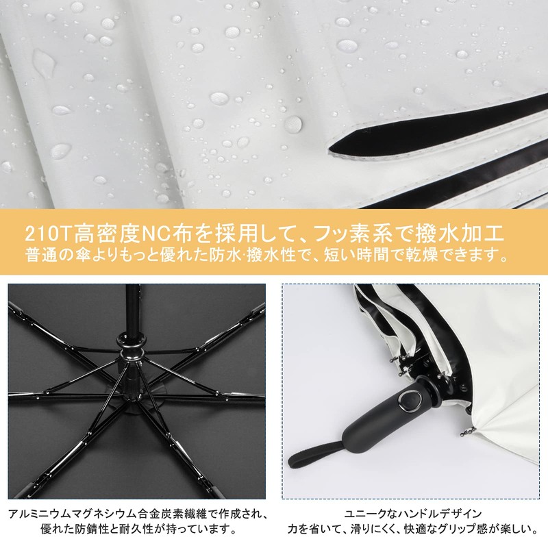 Folding Umbrella, Women's, Men's, One-touch Automatic Opening/Closing Umbrella, For Both