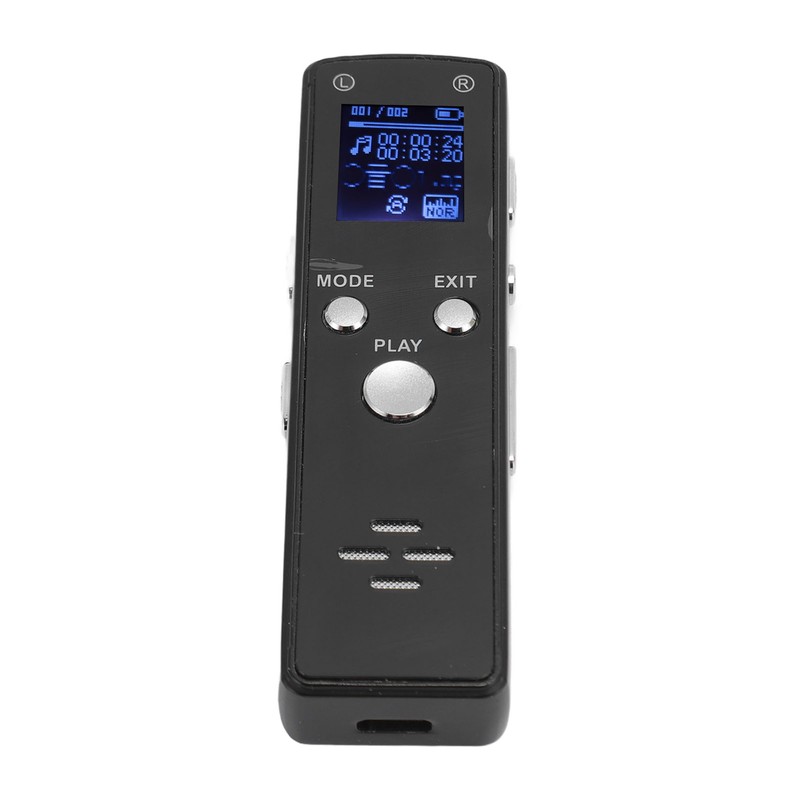 Digital Voice Recorder Noise Reduction 220mAh MP3 Player Recorder Portable