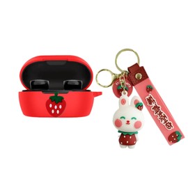 TSVSXS Cute Case Compatible with Bose QuietComfort Earbuds 2024 with Keychain, Cartoon Anime Protective Cover Compatible with Bose New QuietComfort Wireless Noise