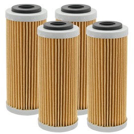 Anxingo 4Pcs 77338005100 Oil Filters, Replacement for EXC-F 250 2017-2022 Replacement for Husqvarna Fe 450 2017, Replaces 77338005100
