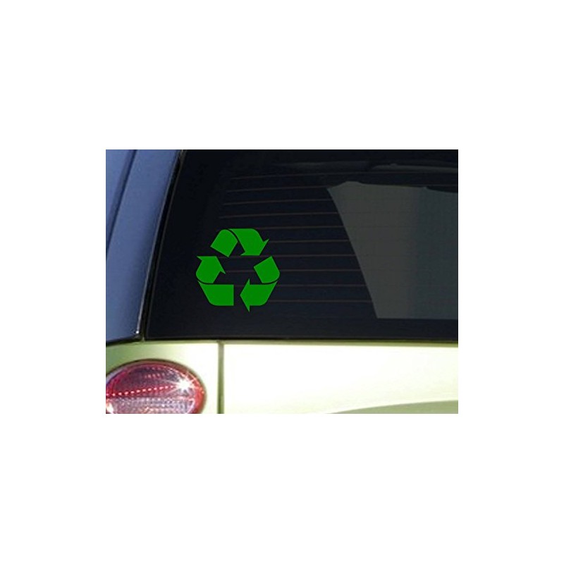 Recycle stickerJ315 6x6" Vinyl Green Decal