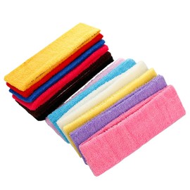 FOMIYES 12pcs Colorful Sports Headbands for Women Soft Elastic Hair Wraps for Yoga Running and Exercise Sweat Absorbent Hair Accessories Mixed Colors
