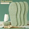 5 Pairs Barefoot Cotton Insoles, Breathable Multi Hole Shoe Liner