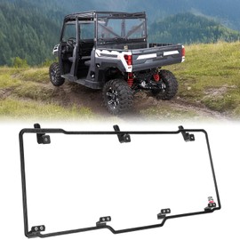KEMIMOTO UTV Rear Window, Pre-installed Back Windshield Compatible with Polaris Ranger XP 1000/Crew 2017-2025, Polaris Ranger 1000/Crew 2020-2025, Ranger XP 900/Crew 2013-2019