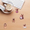 fKiZanthene 100Pcs Mini Resin Capybara Decorations, Tiny Animal Figurines for