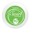 Party Essentials 40-Count Hard Plastic 9" Lunch/Dinner Plates with Swirled