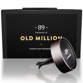 Aromatic • 89 • Luxury Car Air Freshener Vent Clip - Elite "Old Million" Fragrance Capsule with Reusable Holder - Classic Citrus & Musk Notes for the Refined Businessman