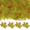 M METERXITY 200-Pack Artificial Maple Leaves, Fake Fall Leaves Faux