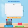 JoyCat 2 Pack Magnetic Dry Erase Whiteboard for Refrigerator, 12"x8"