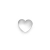 Fox Run Mini heart cookie cutter, 1 Inch, Silver