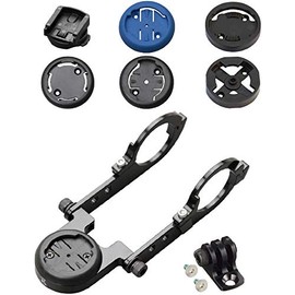 Rec-Mounts 190α+GP-254 Cycle Computer Mount, Black, 1.0 inches (25.4 mm), Combo Mount [Compatible with 10 Brands] Garmin / Cat Eye / Pioneer / Lesyne / Wahoo / Brighton / Giant / Explorer / Sigma /