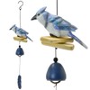 MrMrKura Bird Wind Chimes, Metal Wind Bell Pendent for Outside