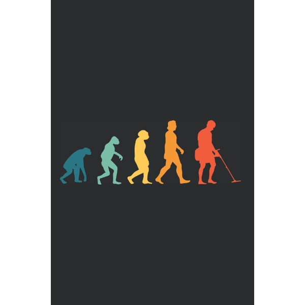 Probe Goers Notebook: Probe Evolution Retro Metal Detector / 6x9