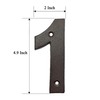 House Numbers for Outside-4.9 Inch High Home Address Numbers/Mailbox Numbers,