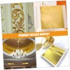 COHEALI Multi-Purpose Gold Craft Foil Imitation Leaf Sheets Foil Decoration