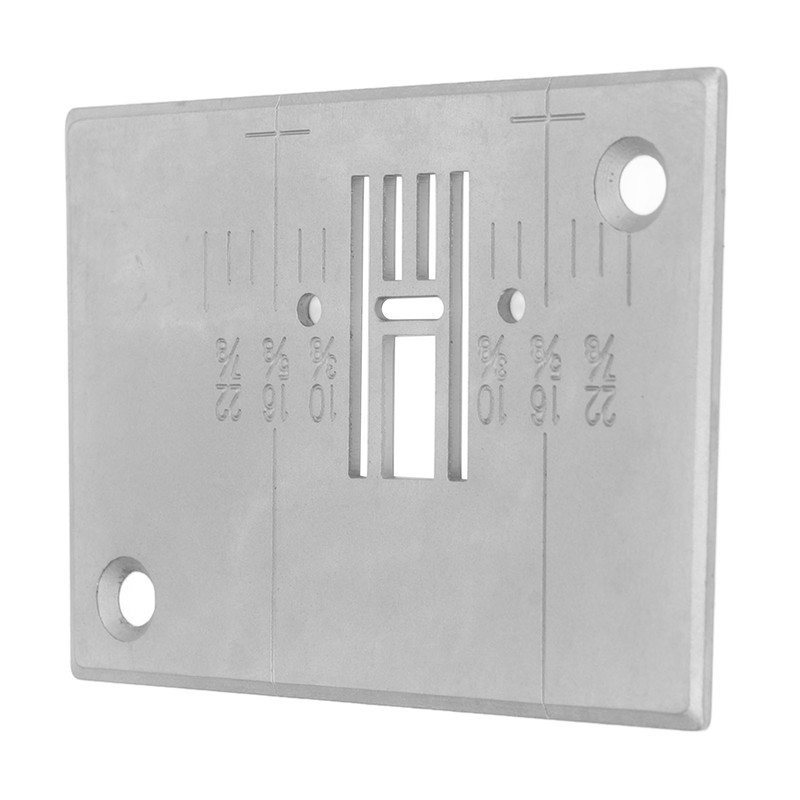 Straight Stitch Needle Plate Professional Replacement Steel Fine Machined Needle