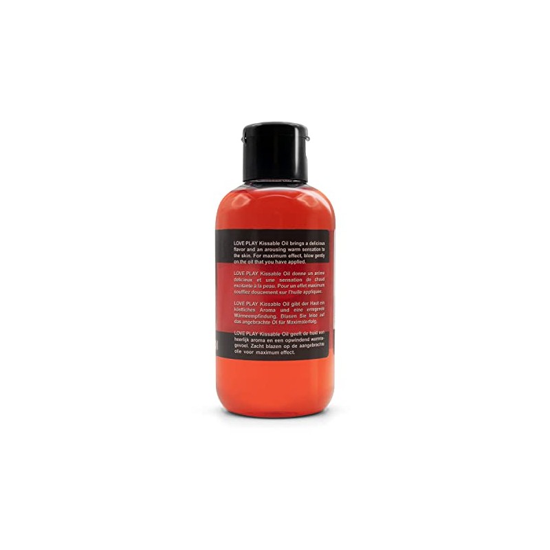 LOVE PLAY Aceite Corporal con Sabor - Aceite Comestible Termico