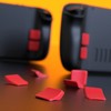 playvital Passion Red Back Button Enhancement Set for Steam Deck