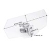Wind Deflector Motorcycle Windscreen ABS Universal Adjustable Windscreen Wind Deflector
