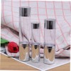 PACKOVE 3PCS Refillable Pump Bottles 15ML 30ML 50ML Small Travel