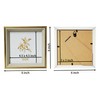 5x5 Blue Beige Square Picture Frame, 5x5 Resin Photo Frame,