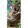 Zomer Beach Towel 70 x 140 cm, Printed Microfibre Bath