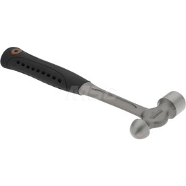 Paramount Ball Pein Hammer: Anti-Vibration Steel Handle, 11" Long, 3/4 Lb Head