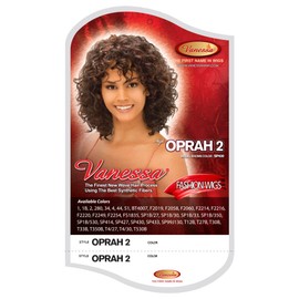VANESSA Fashion Wigs Medium Length Curly Wavy Style Synthetic Hair Wig - OPRAH 2 (51)