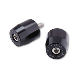 Highsider Handlebar Ends for Original Handlebars - 1 Inch - Black - Aluminium