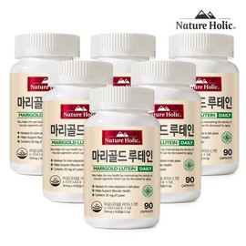 Nature Holic Marigold Lutein 6 bottles total 540 capsules 18 months supply / 네이처홀릭 마리골드 루테인 6병 총540캡슐 18개월분