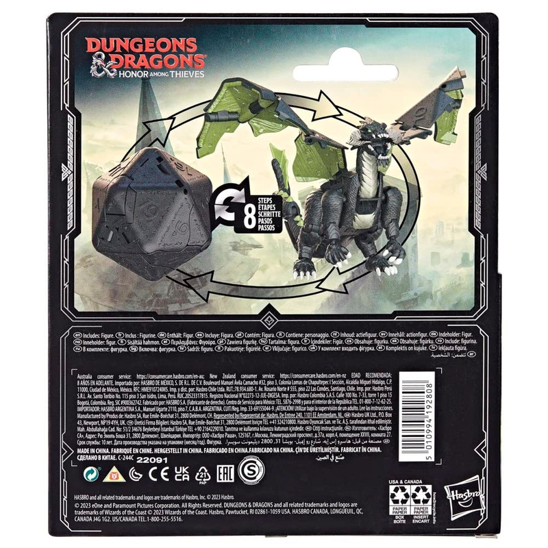 Dungeons & Dragons Honor Among Thieves D&D Dicelings Black Dragon