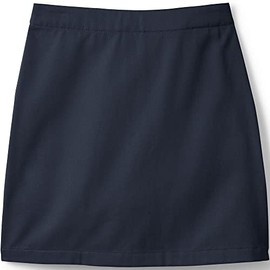 Lands' End Uniform Chino Skort Above The Knee Classic Navy Kids 12