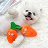 1 Pack Orange Soft Puppy Pet Supplies Cute Carrot Plush