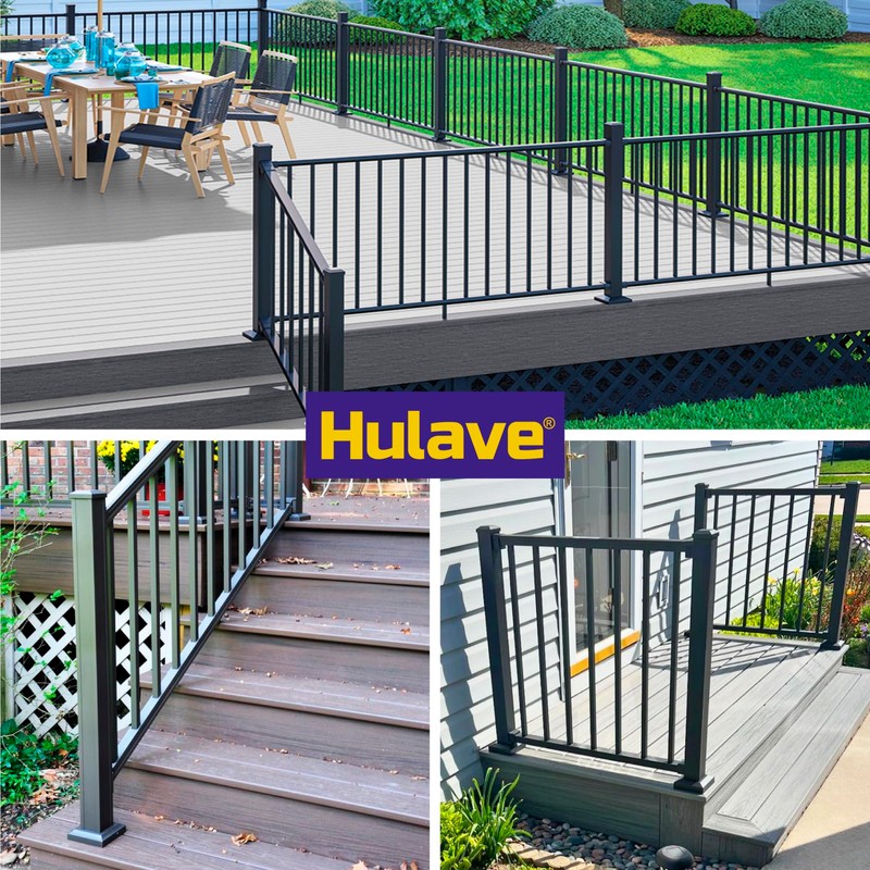 Hulave - Cubierta de Base de Poste Dividido, 1.25 x