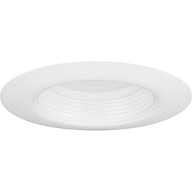 Progress Lighting Intrinsic Recessed LED 8w Baffle Trim for 5/6 inch Housings with 770 lumens, Color Temperature Selectable, White