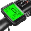 Bike Computer 12 Functions IP54 Waterproof Bicycle Speedometer Odometer, Cycling