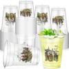 Pickmesh 100 Pcs Derby Plastic Cups Bulk Thick 12 oz