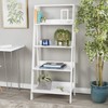 Walker Edison Sophia Modern 4 Shelf Ladder Bookcase , 55