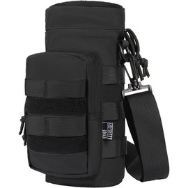 OneTigris Sniper Bottle Pouch 1000D Nylon Tactical EDC Water Bottle Carrier with Detachable Shoulder Strap